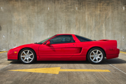 2002 Acura NSX in New Formula Red over Red