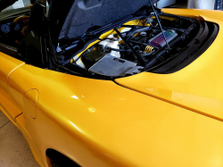 1996 Acura NSX in Spa Yellow over Black