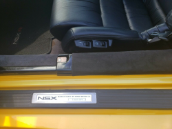 1996 Acura NSX in Spa Yellow over Black