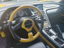 1996 Acura NSX in Spa Yellow over Black