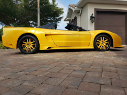 1996 Acura NSX in Spa Yellow over Black