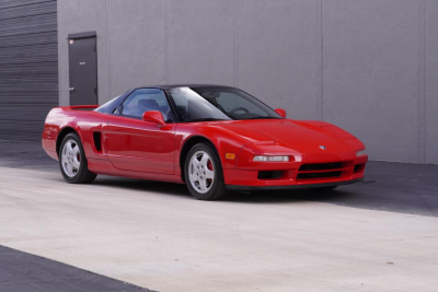 1993 Acura NSX in Formula Red over Black