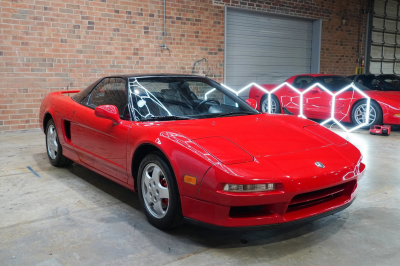 1993 Acura NSX in Formula Red over Black