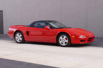1993 Acura NSX in Formula Red over Black