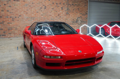 1993 Acura NSX in Formula Red over Black