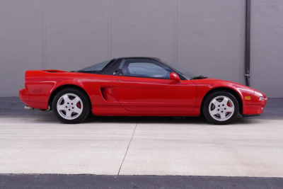 1993 Acura NSX in Formula Red over Black