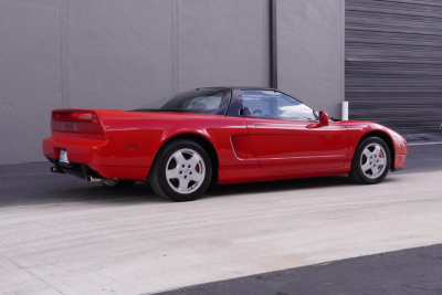 1993 Acura NSX in Formula Red over Black