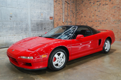 1993 Acura NSX in Formula Red over Black