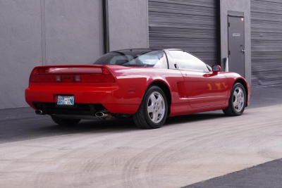 1993 Acura NSX in Formula Red over Black