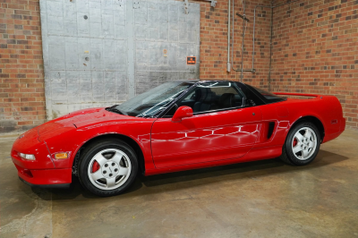1993 Acura NSX in Formula Red over Black