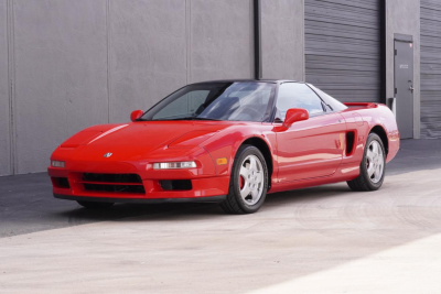 1993 Acura NSX in Formula Red over Black