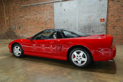 1993 Acura NSX in Formula Red over Black
