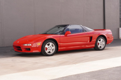 1993 Acura NSX in Formula Red over Black