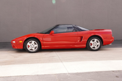 1993 Acura NSX in Formula Red over Black