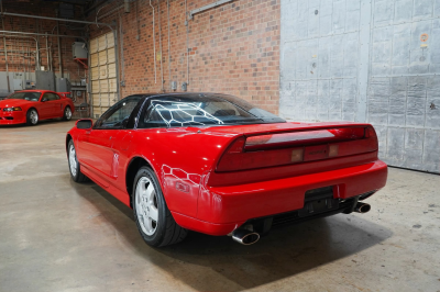 1993 Acura NSX in Formula Red over Black