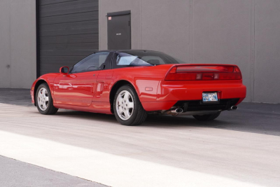 1993 Acura NSX in Formula Red over Black