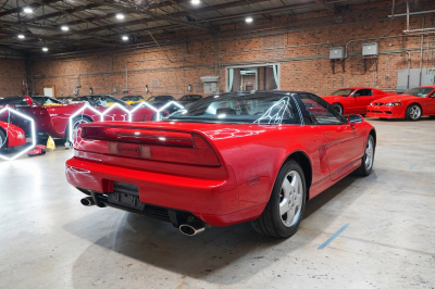 1993 Acura NSX in Formula Red over Black