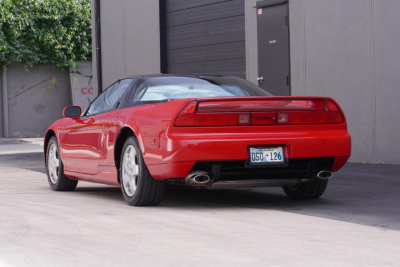 1993 Acura NSX in Formula Red over Black