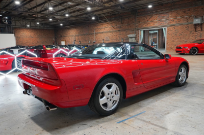 1993 Acura NSX in Formula Red over Black