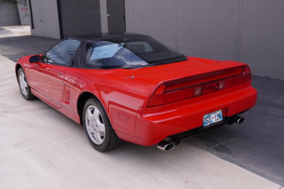 1993 Acura NSX in Formula Red over Black