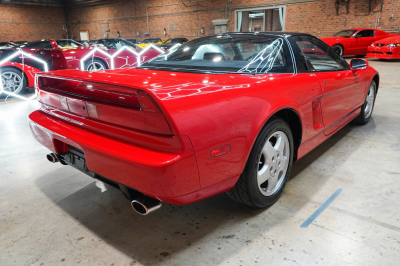 1993 Acura NSX in Formula Red over Black