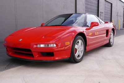 1993 Acura NSX in Formula Red over Black
