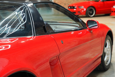 1993 Acura NSX in Formula Red over Black