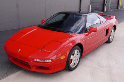 1993 Acura NSX in Formula Red over Black