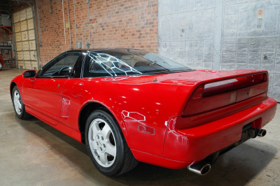 1993 Acura NSX in Formula Red over Black