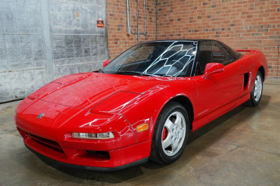 1993 Acura NSX in Formula Red over Black
