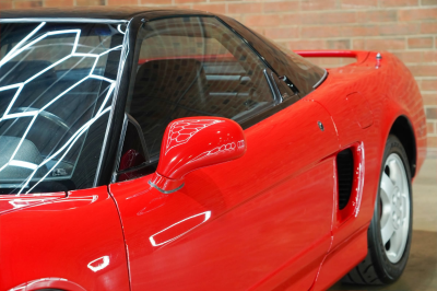 1993 Acura NSX in Formula Red over Black