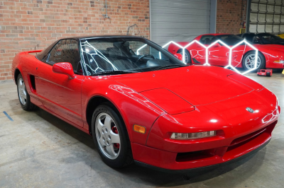 1993 Acura NSX in Formula Red over Black