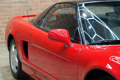 1993 Acura NSX in Formula Red over Black