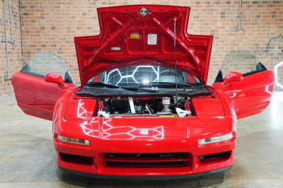 1993 Acura NSX in Formula Red over Black