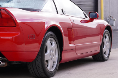 1993 Acura NSX in Formula Red over Black
