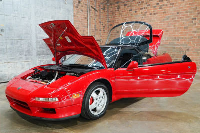 1993 Acura NSX in Formula Red over Black