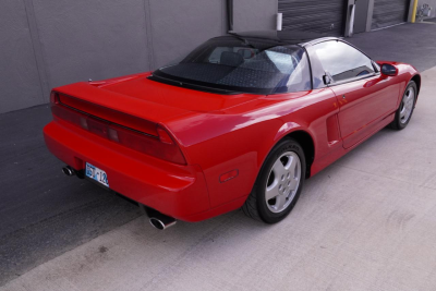1993 Acura NSX in Formula Red over Black