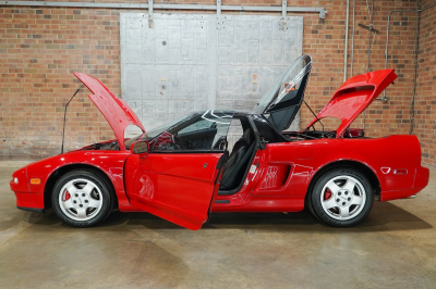 1993 Acura NSX in Formula Red over Black