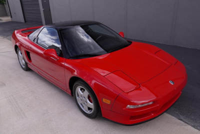1993 Acura NSX in Formula Red over Black