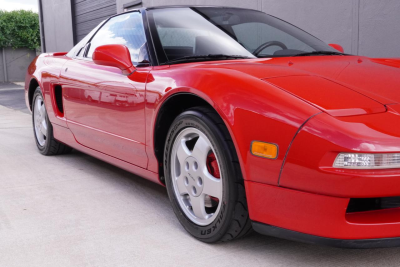 1993 Acura NSX in Formula Red over Black