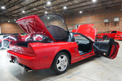 1993 Acura NSX in Formula Red over Black