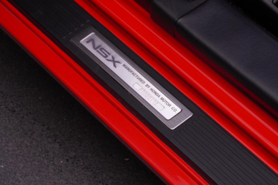 1993 Acura NSX in Formula Red over Black