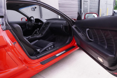1993 Acura NSX in Formula Red over Black