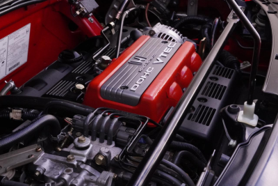 1993 Acura NSX in Formula Red over Black