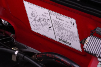 1993 Acura NSX in Formula Red over Black
