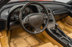 1996 Acura NSX in Formula Red over Tan