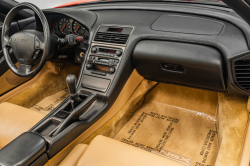 1996 Acura NSX in Formula Red over Tan