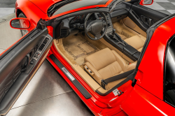1996 Acura NSX in Formula Red over Tan