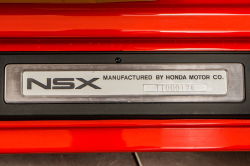 1996 Acura NSX in Formula Red over Tan