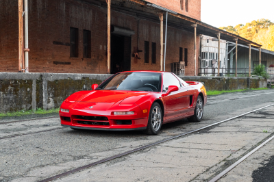 1995 Acura NSX in Formula Red over Black